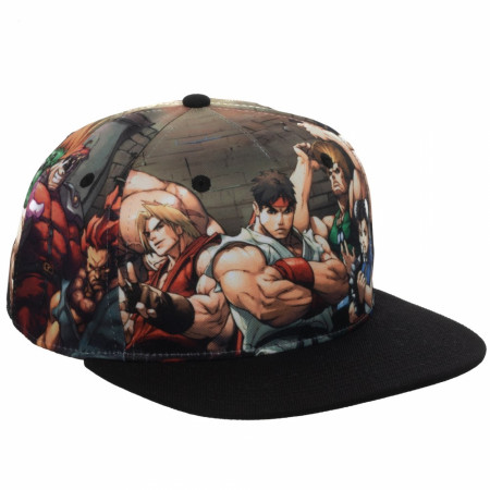 Street Fighter Sublimated Snapback Hat